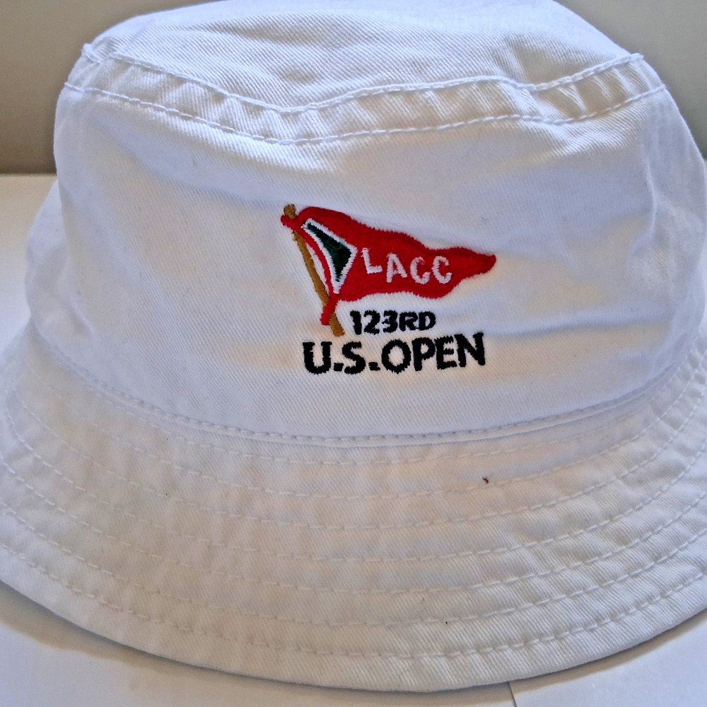 123rd US Open Golf LACC 2023 Size L - XL White Bucket Hat